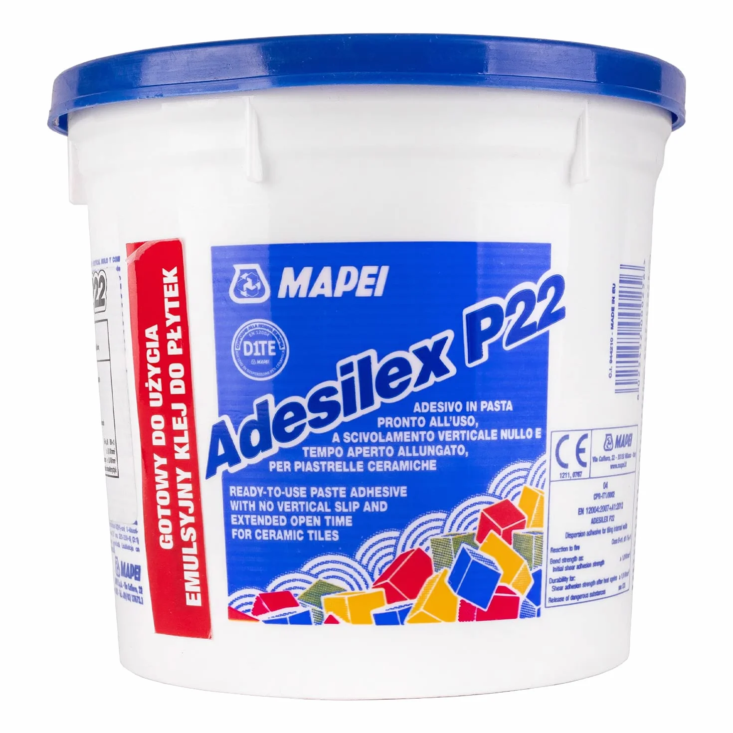 Wysokoodkształcalny gotowy do użycia dyspersyjny klej do płytek MAPEI ADESLEX P22 1kg