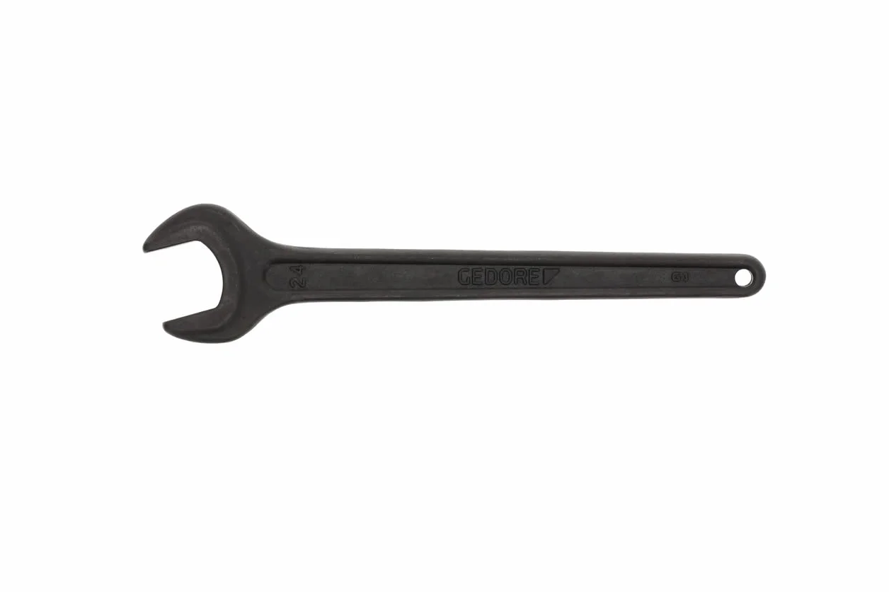 GEDORE 894 24 klucze płaskie, 24 mm, z otworem do zawieszania, wysokiej jakości stal wanadowa, wygląd nieoślepiający, fosforanowany mangan, zgodnie z DIN 894