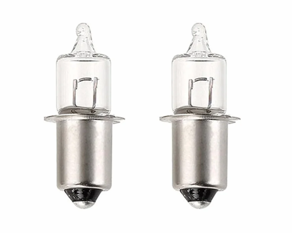 ShuoHui Żarówka rowerowa halogenowa P13,5S 6 V, 2,4 W, żarówka zapasowa, przednie światło, 2500 K, ciepła biel, gniazdo PX13,5s, miniaturowa żarówka Hs3, do roweru, latarki (2)