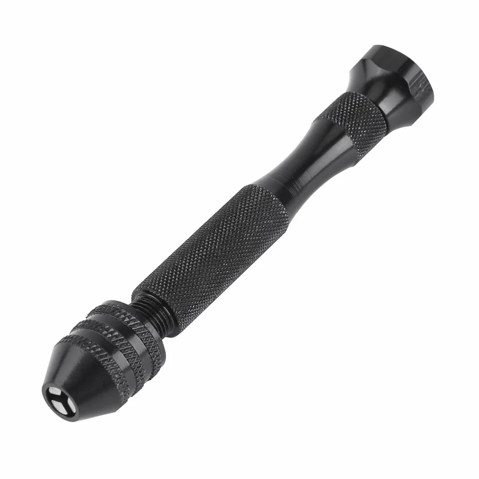 Precision Pin Vise wiertło ręczne z 25 szt. HSS Twist zestaw narzędzi obrotowych, uchwyt Chuck 0,3-3,6 mm