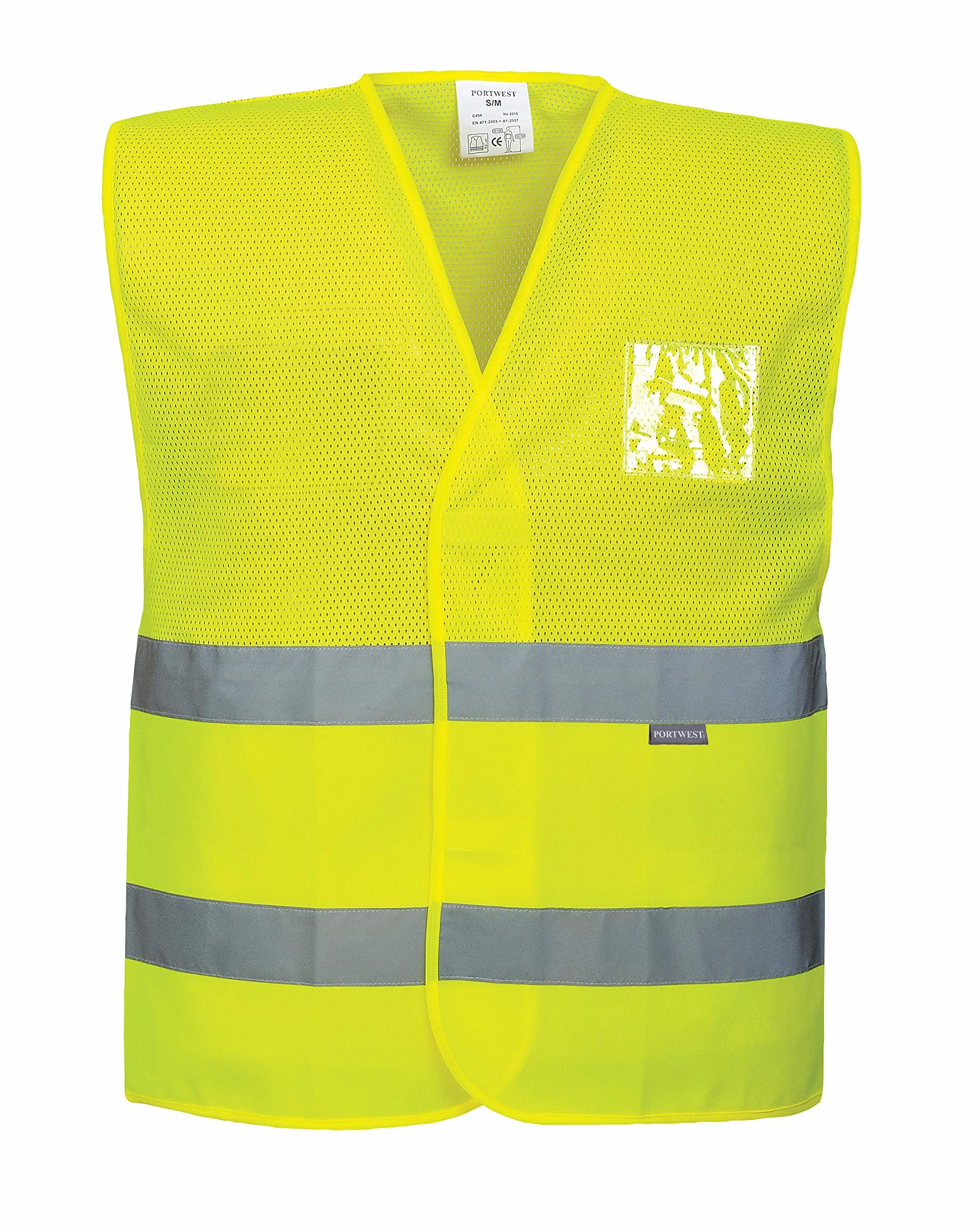 Portwest C494 Ostrzegawcza Polowy Siatkowa Kamizelka, Regularny, Rozmiar 2XL/3XL, Żółty