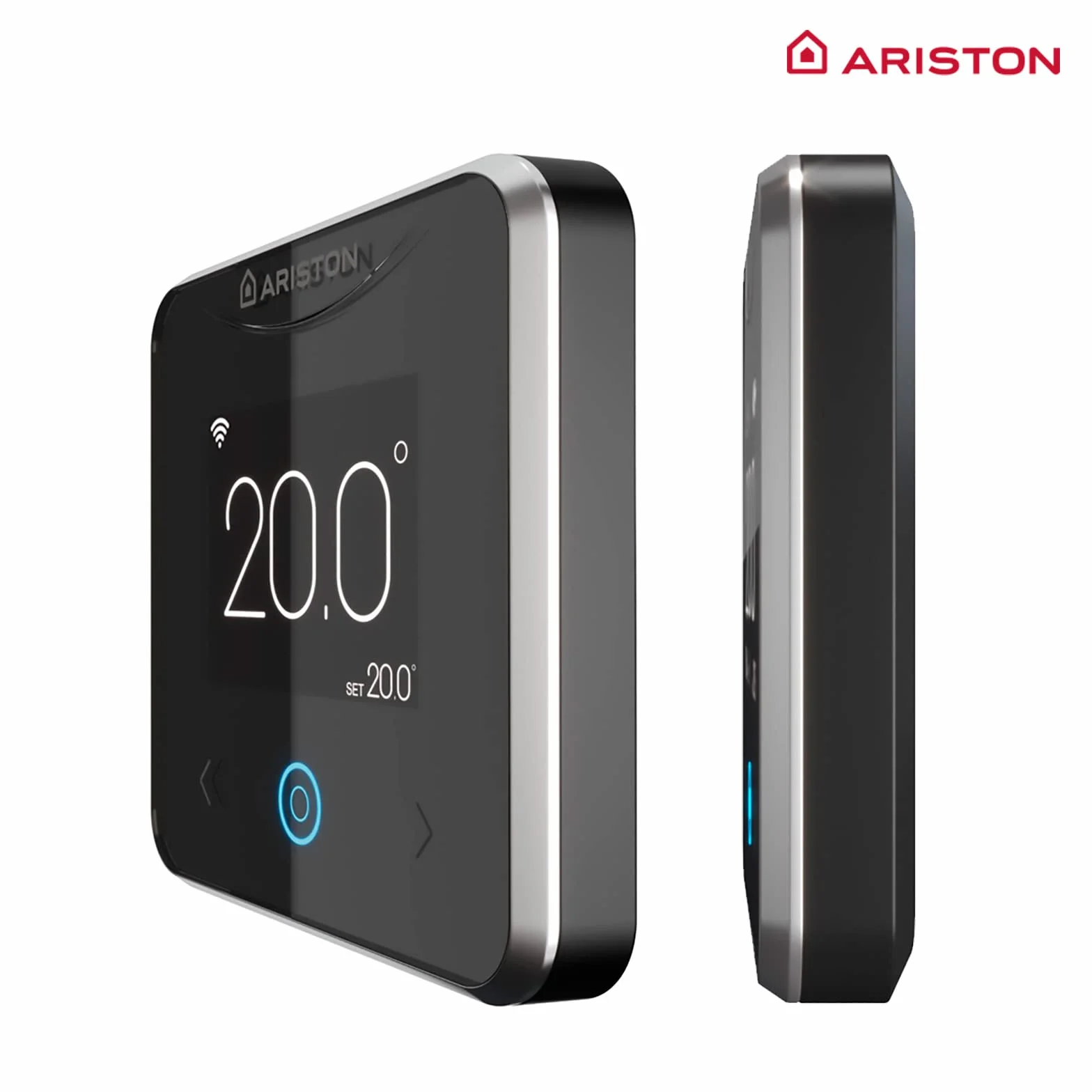Ariston, Cube S Net - Termostat Ogrzewanie Wifi Inteligentny Pilot Zdalnego Sterowania, Termostat Wifi + Sterowanie głosem, Termostat Cyfrowy Ogrzewanie Wyprodukowano do instalacji w Hiszpanii,