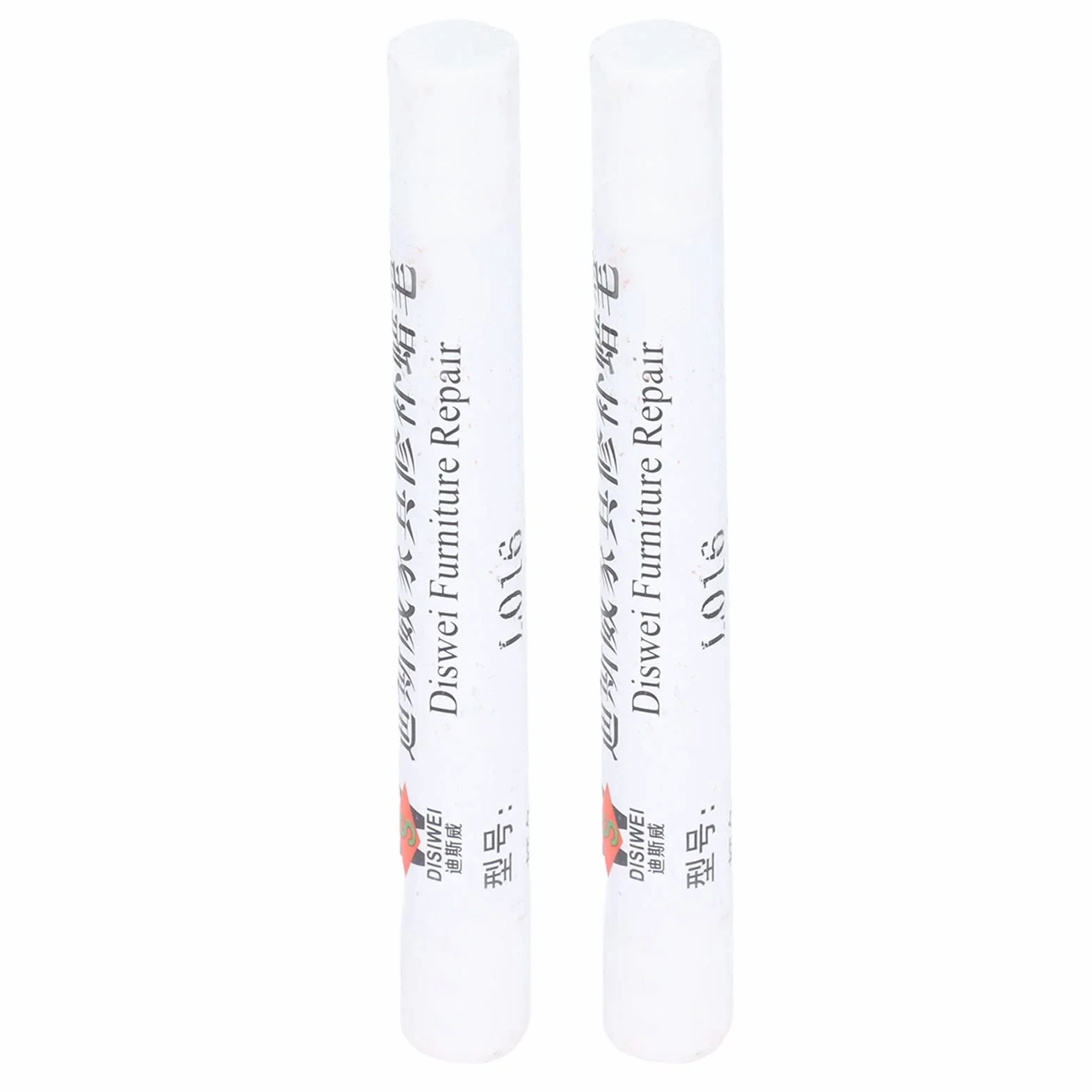 2 szt. Farba do Mebli Naprawa Podłóg Kredka Naprawa Drewna Wypełniacz Woskowy Stick Scratch Patch Pisak z farbą Kompozytowy materiał do Naprawy Drewna Wosk do Drewna, Plam, (Biały)