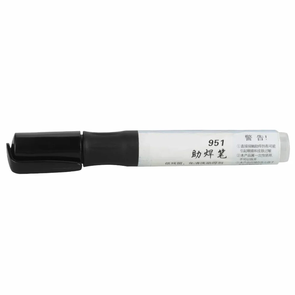 Acouto 1 szt. 13 Cm 951 Topnik do Lutowania Kalafonia Pen Niska zawartość Części Stałych NIENa Czystym Lutowiu do Panelu Ogniw Słonecznych Konsekwentnie i Gładko Lutowany Praktycznie Nie Ma
