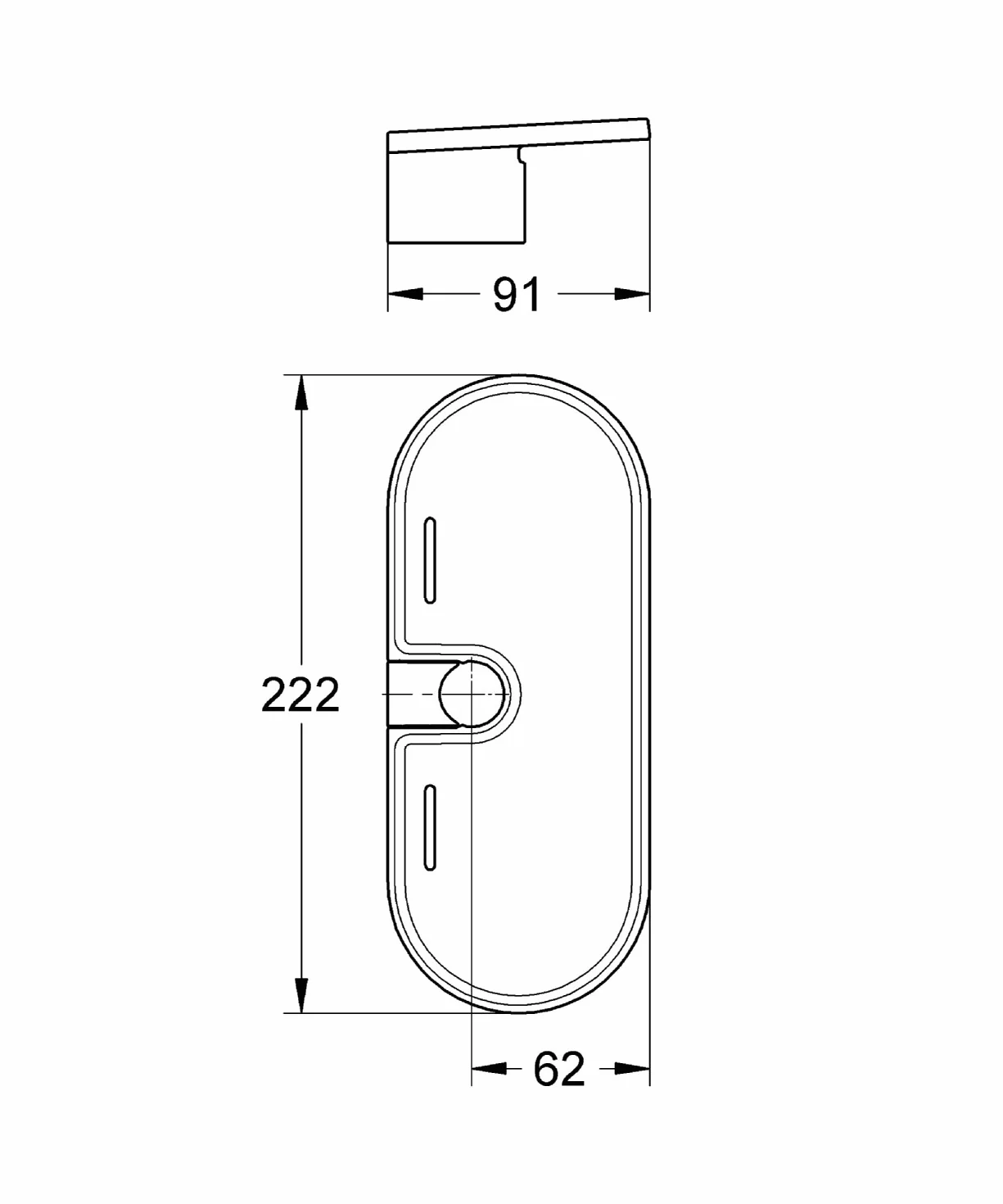 GROHE Półka GROHE EasyReach