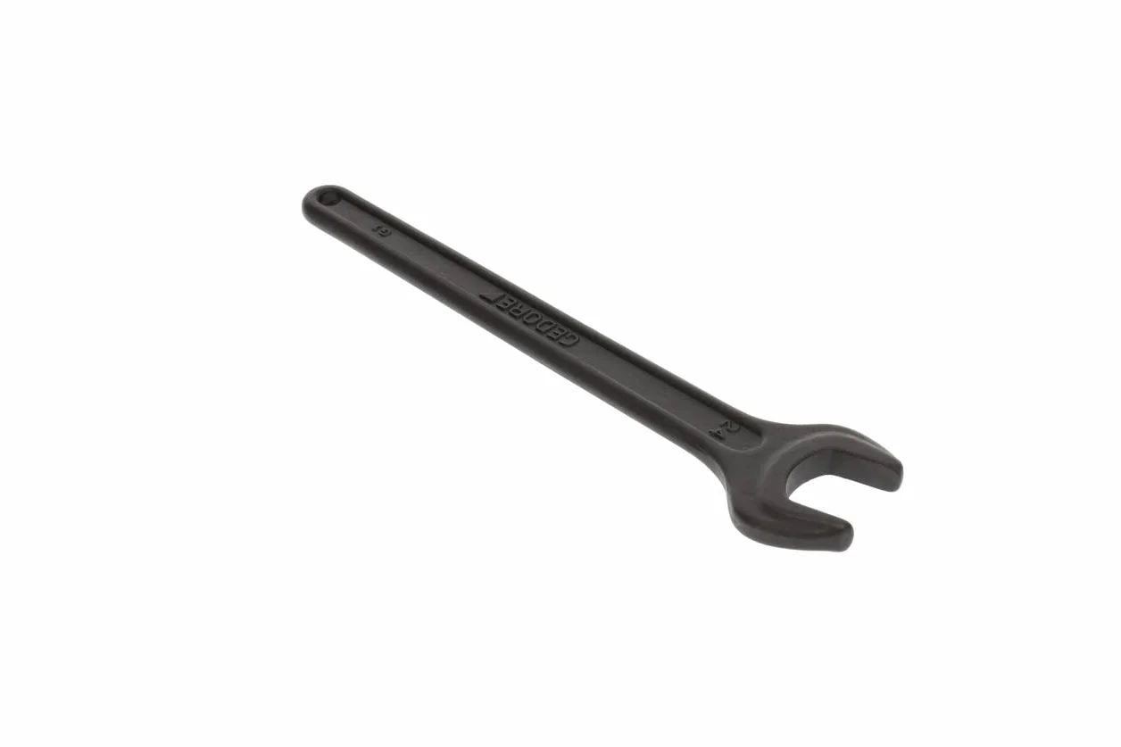 GEDORE 894 24 klucze płaskie, 24 mm, z otworem do zawieszania, wysokiej jakości stal wanadowa, wygląd nieoślepiający, fosforanowany mangan, zgodnie z DIN 894