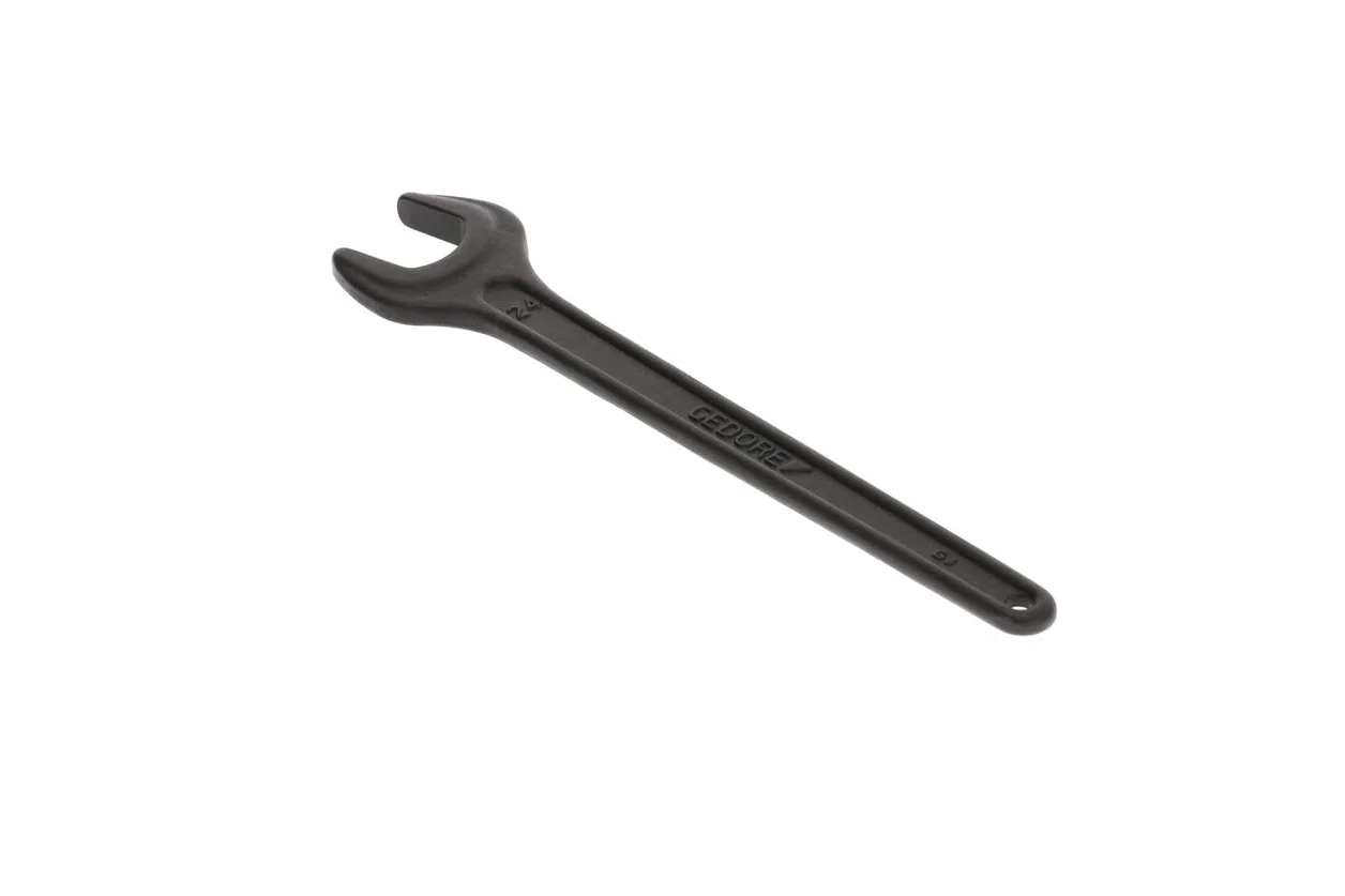GEDORE 894 24 klucze płaskie, 24 mm, z otworem do zawieszania, wysokiej jakości stal wanadowa, wygląd nieoślepiający, fosforanowany mangan, zgodnie z DIN 894