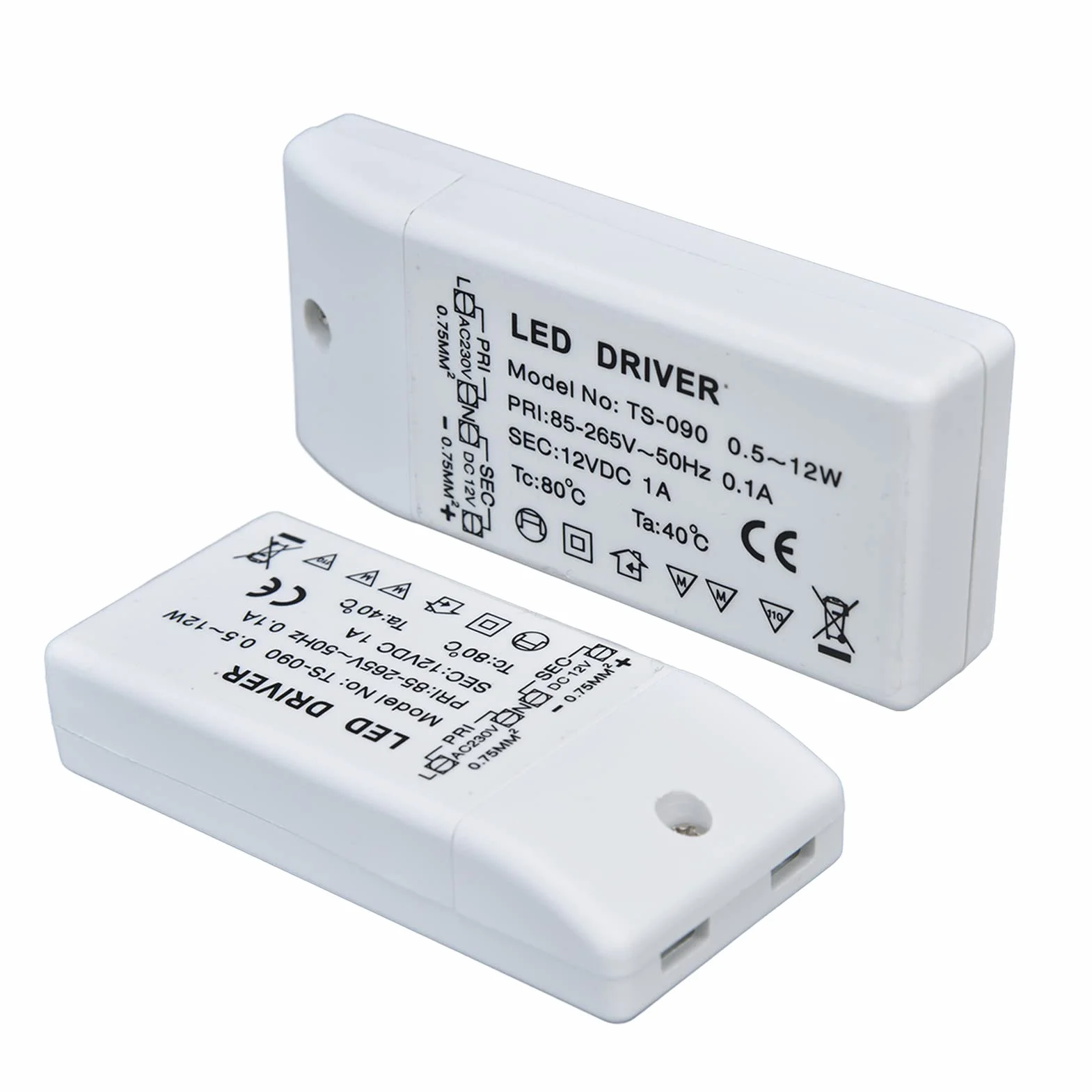 Sterownik LED 12W 12V DC 1A Zasilacz Transformator LED Stały Prąd Napęd Moc Ściemnialny AC 85-265V Transformator Adapter do Oświetlenia LED, Projekt Komputerowy, Światło Zewnętrzne