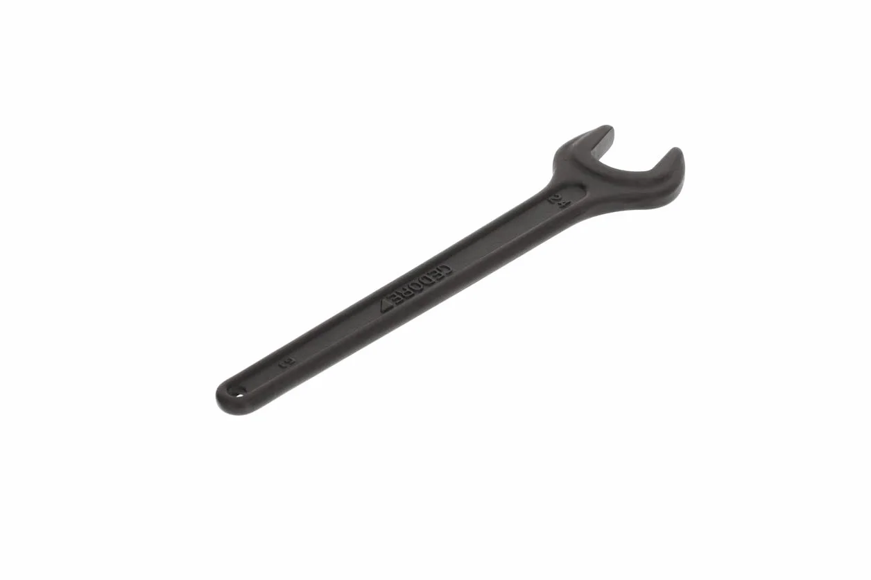 GEDORE 894 24 klucze płaskie, 24 mm, z otworem do zawieszania, wysokiej jakości stal wanadowa, wygląd nieoślepiający, fosforanowany mangan, zgodnie z DIN 894