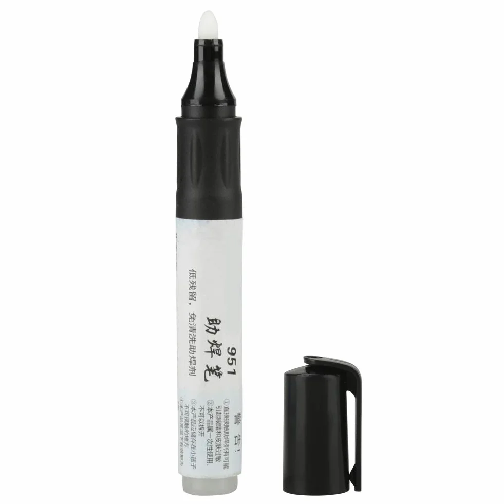 Acouto 1 szt. 13 Cm 951 Topnik do Lutowania Kalafonia Pen Niska zawartość Części Stałych NIENa Czystym Lutowiu do Panelu Ogniw Słonecznych Konsekwentnie i Gładko Lutowany Praktycznie Nie Ma