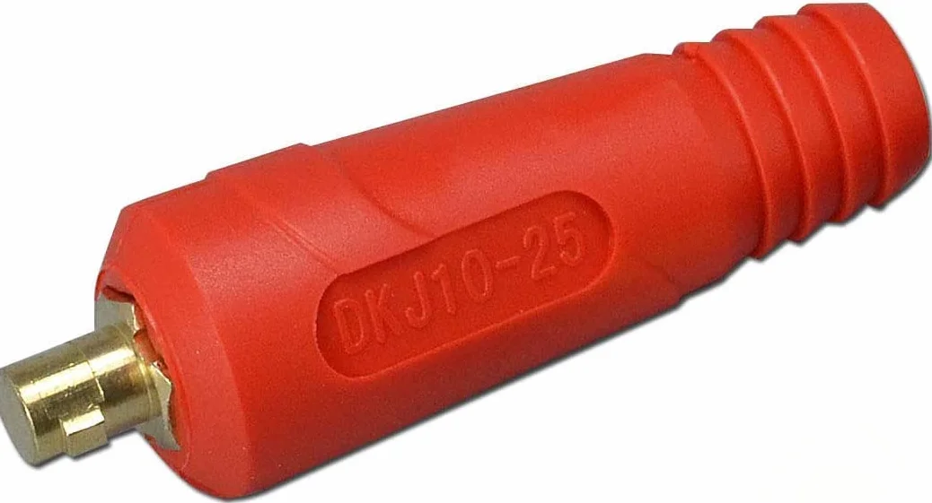 RIVERWELD Gniazdo złącza panelu kablowego TIG DKJ10-25 Szybki dopasowanie w stylu DINSE 200MP 4PCS