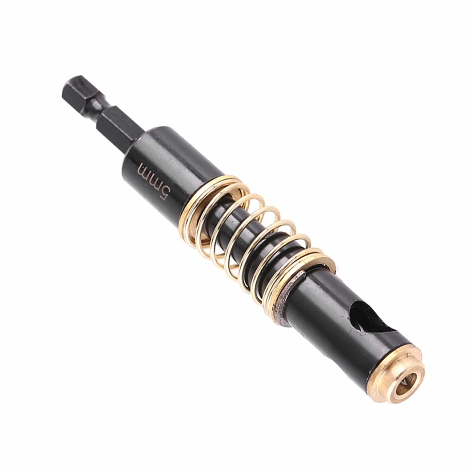 Przyrząd 5 mm, 1/4" czarne wiertła do zawiasów wiertło do drewna 1/4" chwyt sześciokątny (5 mm) akcesoria zamienne auto