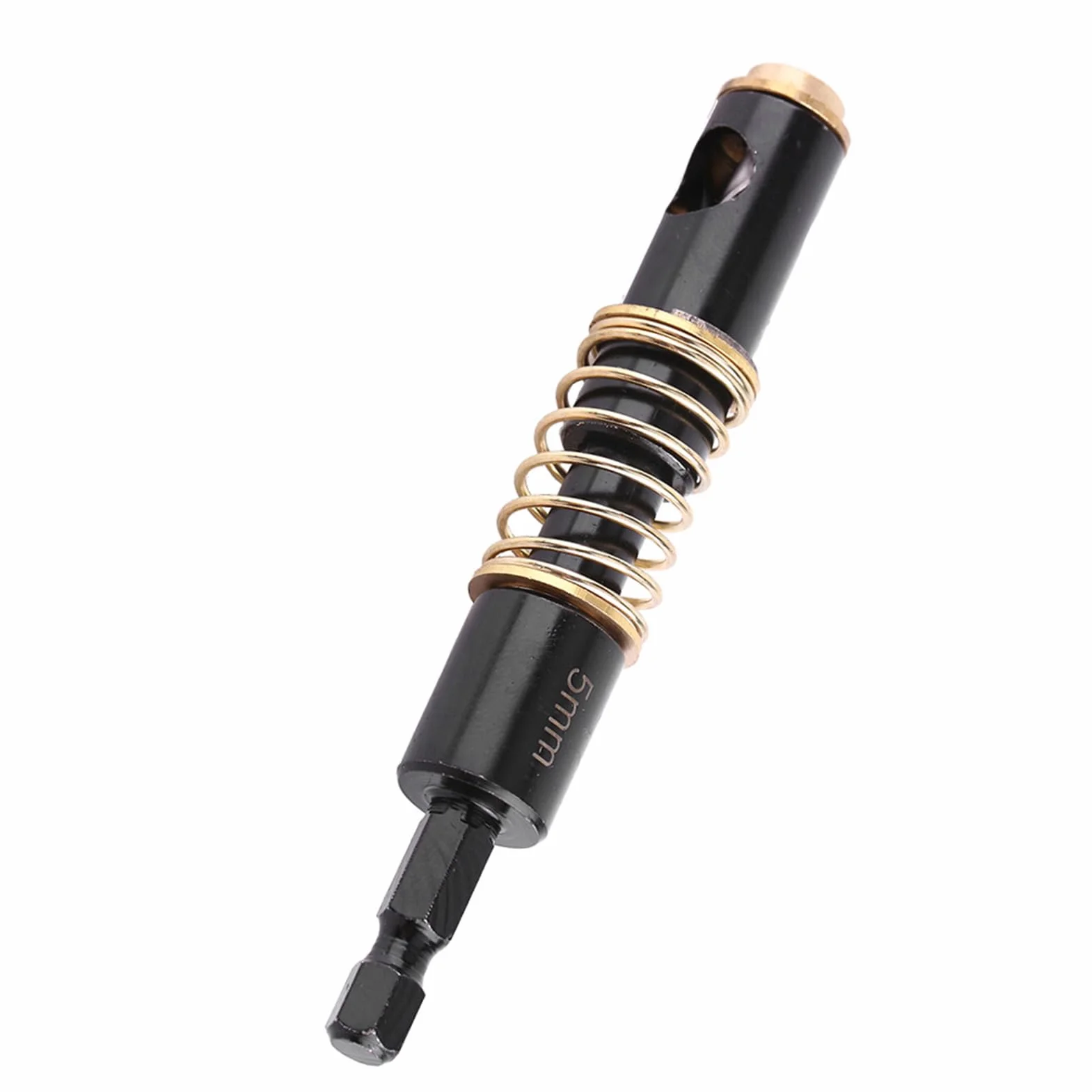 Przyrząd 5 mm, 1/4" czarne wiertła do zawiasów wiertło do drewna 1/4" chwyt sześciokątny (5 mm) akcesoria zamienne auto