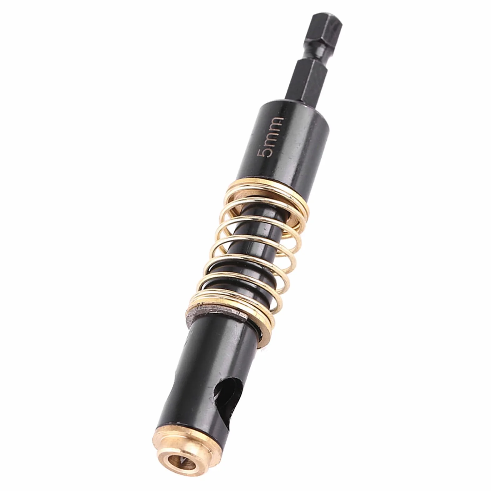 Przyrząd 5 mm, 1/4" czarne wiertła do zawiasów wiertło do drewna 1/4" chwyt sześciokątny (5 mm) akcesoria zamienne auto