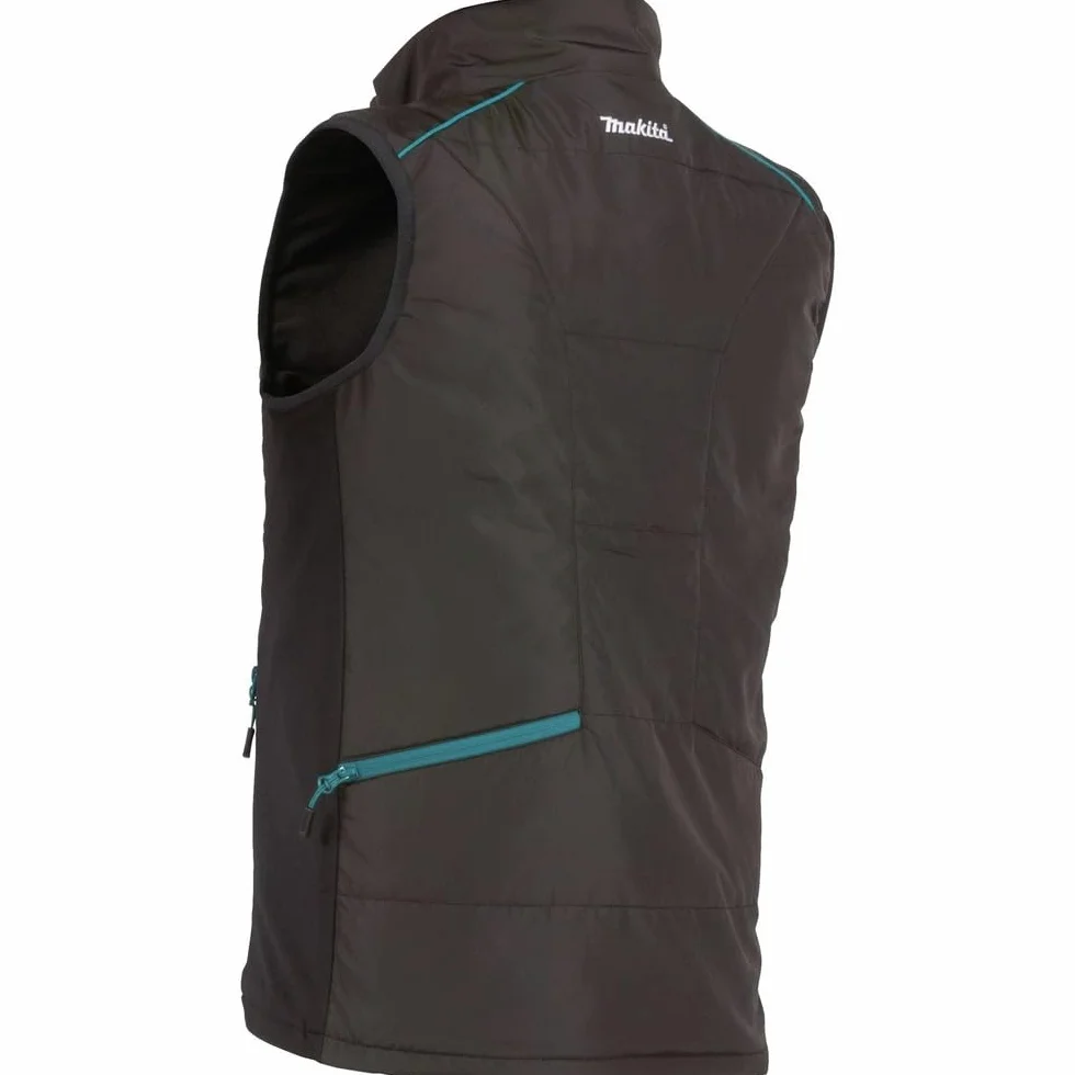 Makita DCV202ZL 14.4 V do 18 V Li-ion LXT Podgrzewana Kamizelka - Baterie i Ładowarka Nie Są Dołączone, Czarna